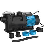 in/Above Ground Pool Pump,2HP with 6950 GPH Swimming 115V Single Speed 2 HP - £103.09 GBP