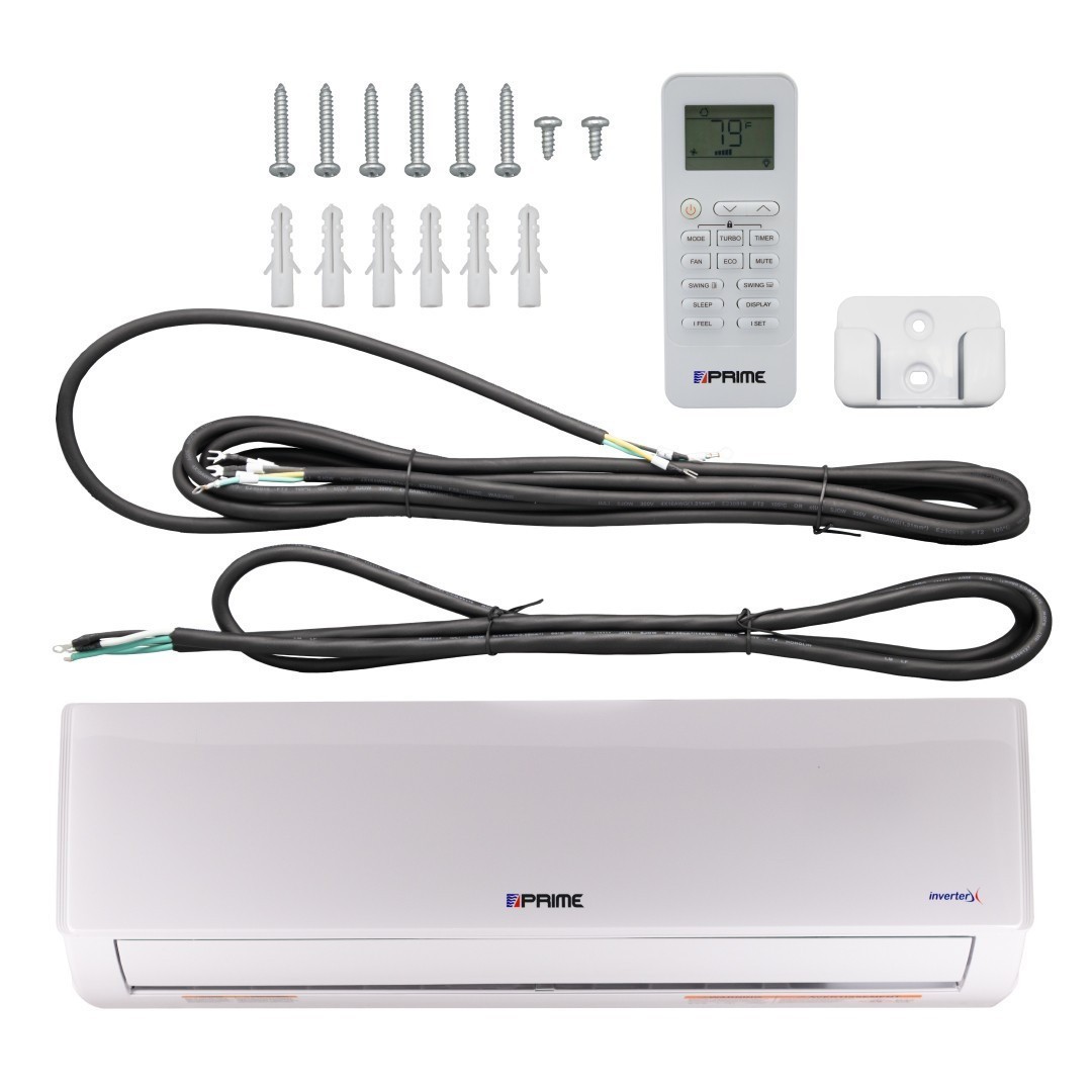 12000 BTU Ductless Mini Split AC Heat Pump | WiFi, 14 SEER, 110V R-32, with Kit Item image 4