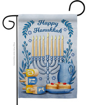 Happy Hanukkah - Impressions Decorative Garden Flag G135326-BO - £15.92 GBP