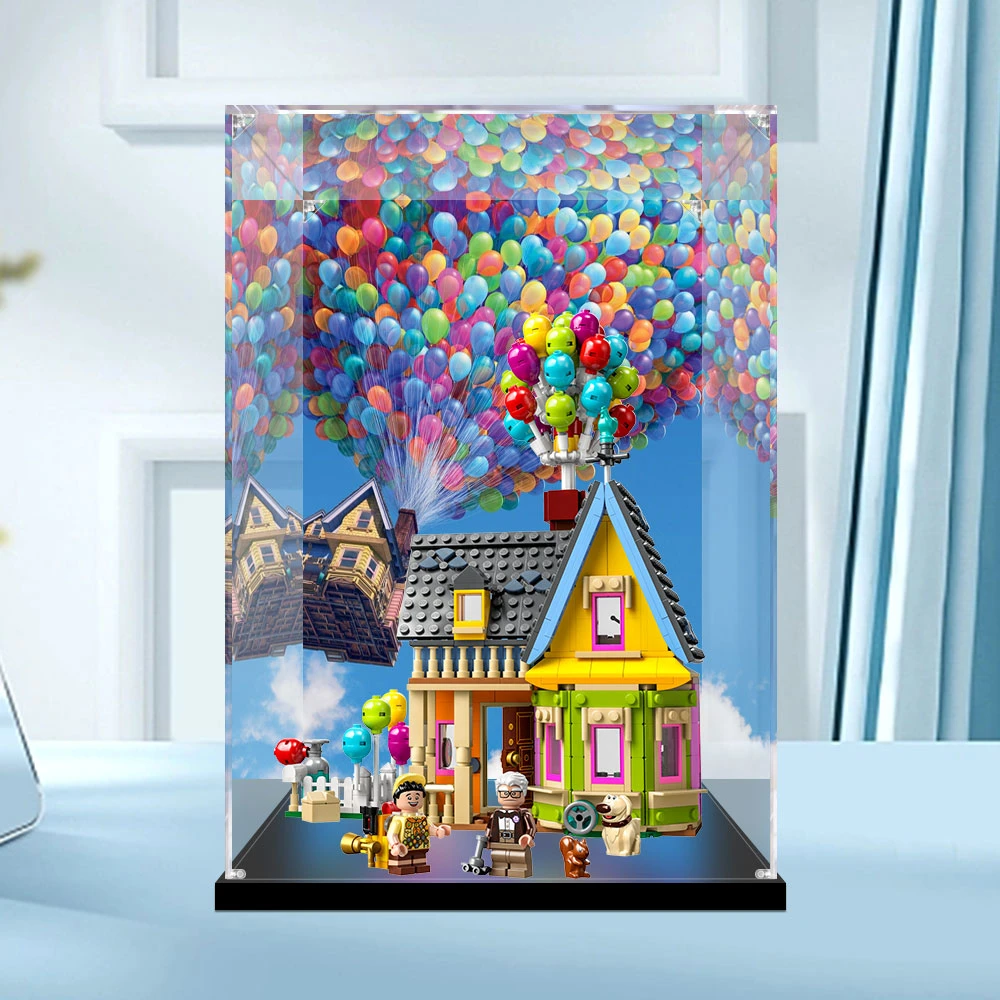 20x 15x 30cm 3mm Patterned Display Case For Lego 43217 Flying Balloon Up... - $62.53