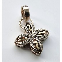 VINTAGE 925 STERLING SILVER CZ CROSS PENDANT AT - $75.93