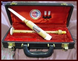 New Cp Brand Scottish Bagpipe Practice Chanter Cocus Wood Hard Case Hi Quality - $58.91