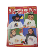 Seasons of Fun in Waste Canvas Cross Stitch Leaflet Leisure Arts 2771 Ho... - £7.39 GBP