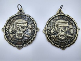 Disney the Pirates League Skull Coin Medallion Official Set of 2 - £13.46 GBP