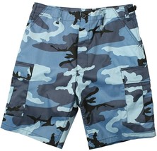 TRU-SPEC BLUE ICE SKY BDU HOT WEATHER SHORTS LIGHT FIGHTER SMALL - $24.29