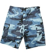 TRU-SPEC BLUE ICE SKY BDU HOT WEATHER SHORTS LIGHT FIGHTER SMALL - $31.76 CAD