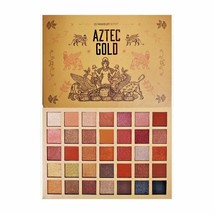 Makeup Depot Aztec 35 Color Gold Nude Neutral Matte &amp; Shimmer Shadow Pal... - $15.59