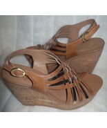 Franco Sarto &#39;Sylvie&#39; Sandal wedge Camelot size US 10.5 new - $1,069.53 MXN