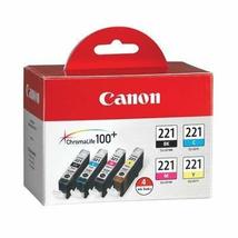 Canon New OEM CLI-221 Color Multi Pack Ink Cartridge Part # 2946B004, Ca... - £45.52 GBP