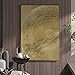 interoknack Luxury Gold Textured Metal Wall Art, Modern Abstract Embossed Panel, Item image 6