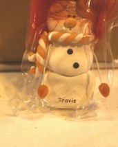 Christmas Ornaments WHOLESALE- SNOWMAN- 13356 'TRAVIS'- (6) - New -W74 - $5.65
