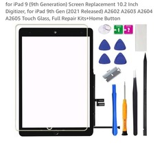 iPad 9 Digitizer Replacement Touch Screen Glass 2021 Model Repair Kit Tools - $553.30 MXN