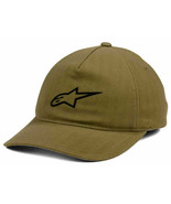 Alpinestars File Logo Original Flex Fit Olive Baseball Style Cap Hat  - £17.26 GBP