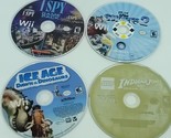 Nintendo Wii Games Lot of 4 Bundle Indiana Jones I Spy Smurfs 2 Ice Age ... - £18.28 GBP