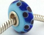 Authentic Trollbeads OOAK Universal Unique (9) Murano Glass Bead Charm F... - $31.34