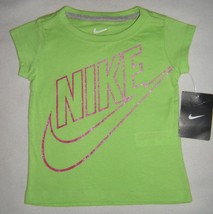 Nike T-Shirt Toddler Girl Size 2T Green Purple - $8.99