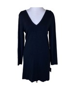 INC International Concepts Black Tunic Sweater XS V-Neck Long Sleeve No ... - $526.68 MXN