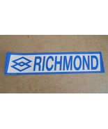 Richmond Blue &amp; White 13&quot; x 3&quot; Sticker Decal - £3.83 GBP