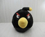 Angry Birds Black Bomb plush Commonwealth  stuffed animal 7-8&quot; - £8.15 GBP