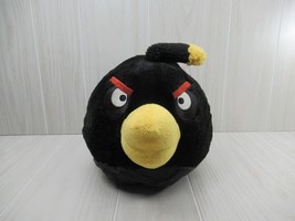 Angry Birds Black Bomb plush Commonwealth  stuffed animal 7-8&quot; - £8.17 GBP