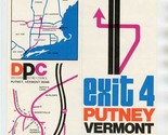 Exit 4 Putney Vermont Brochure The Family Stop on I-91  - $15.84