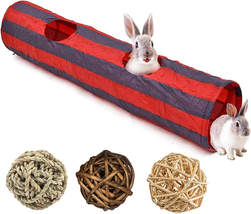 Tfwadmx Bunny Tunnel, Rabbit Tunnels and Tubes, Collapsible Hideaway Small Anima - £16.87 GBP