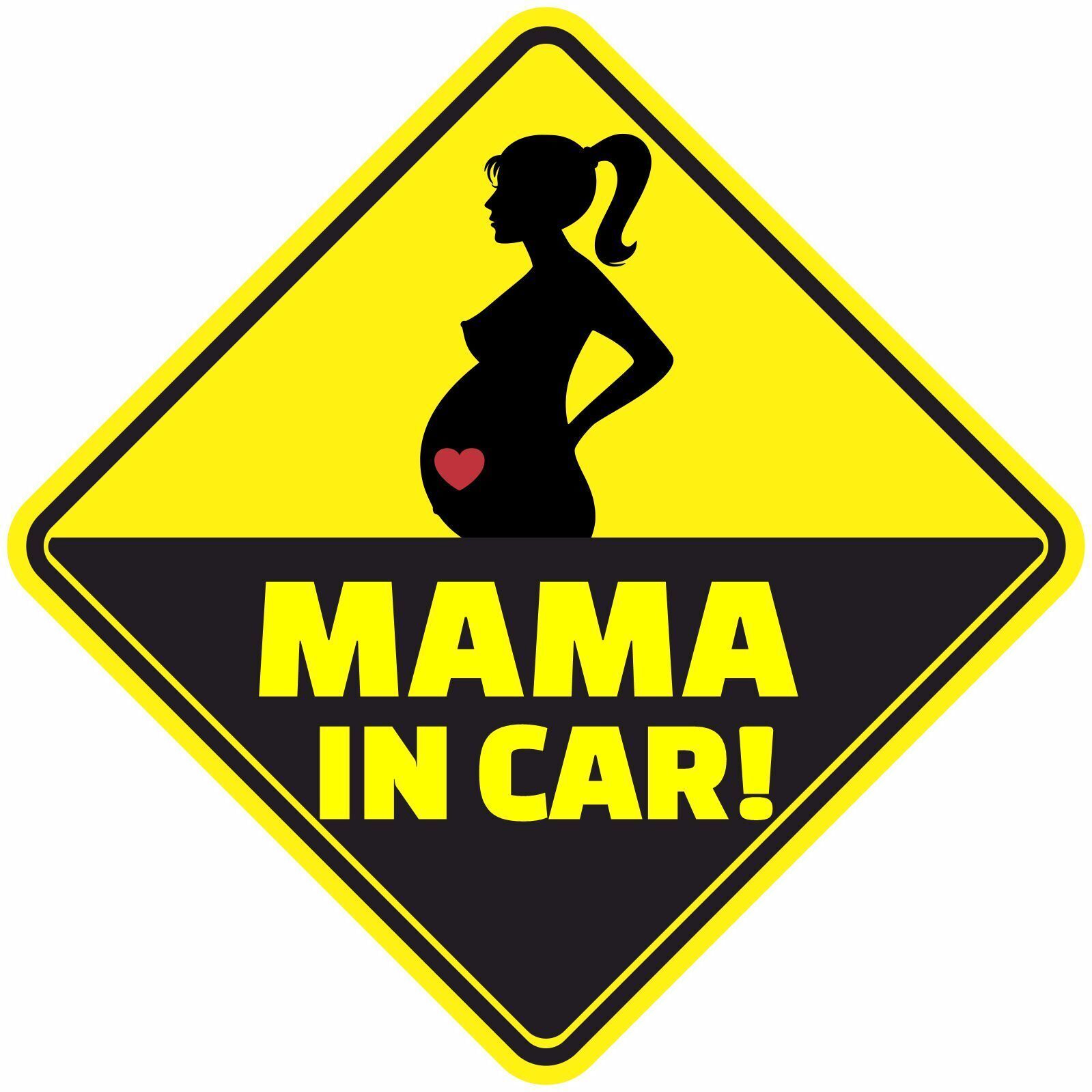 BABY ON BOARD PREGNANT MAMA IN CAR ASSORTED DECAL STICKER BUY 2 GET 3 - $2.95