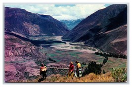 Valley of Pisac Peru Panagra Airlines Issued UNP Chrome Postcard U12 - £2.29 GBP