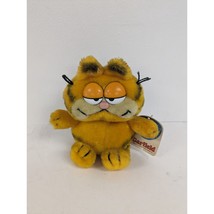 Vintage Fun Farm Garfield Bean Bag 1978 With Tags Stuffed Animal 10&quot; - £31.45 GBP