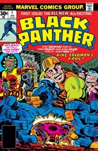 1977 Marvel Comics Black Panther #1 Cover Poster Print Wakanda Chadwick Boseman - £6.05 GBP