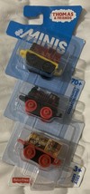 Thomas &amp; Friends Minis 3 Pack CHL66, Salty, Super Hiro, Dino Ben 2014 New Sealed - £10.76 GBP