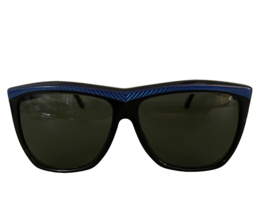 Vintage Bausch and Lomb Ray-Ban W0352 Shelby Blue Wayfarer Sunglasses Pre-Owned - £77.35 GBP