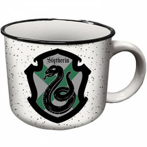 Harry Potter Slytherin House Crest Ceramic Camper Mug White - £19.89 GBP