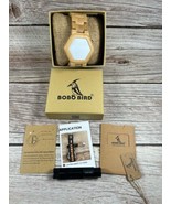 NEW Rare BOBO Bird Wood Watch  Digital LED Display Night Wooden *Needs B... - £14.78 GBP