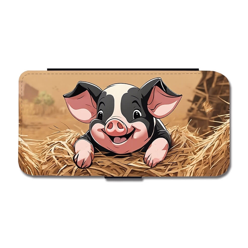 Primary image for Kids Cartoon Pig Samsung Galaxy A33 5G Flip Wallet Case