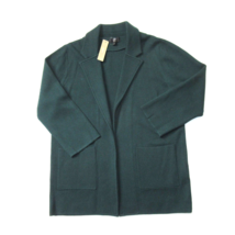 NWT J.Crew Sophie in Old Forest Green Open-Front Sweater Blazer Cardigan M - £77.68 GBP