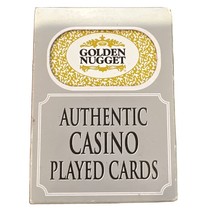 GOLDEN NUGGET Casino Las Vegas Nevada Authentic Played Table Cards Sealed Yellow - £5.05 GBP