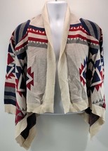 MM) Hippe Rose Long Sleeve Women&#39;s Sweater Medium Cotton Acrylic - $14.84