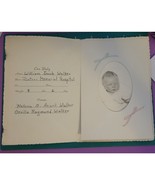 VINTAGE Found Birth Announcement Baby Photo boy Bataan Santa Fe NM Walker - $14.03