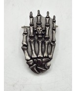 Siskiyou 1992 Skull Skeleton Hand Gothic H-6 Belt Buckle - $27.67