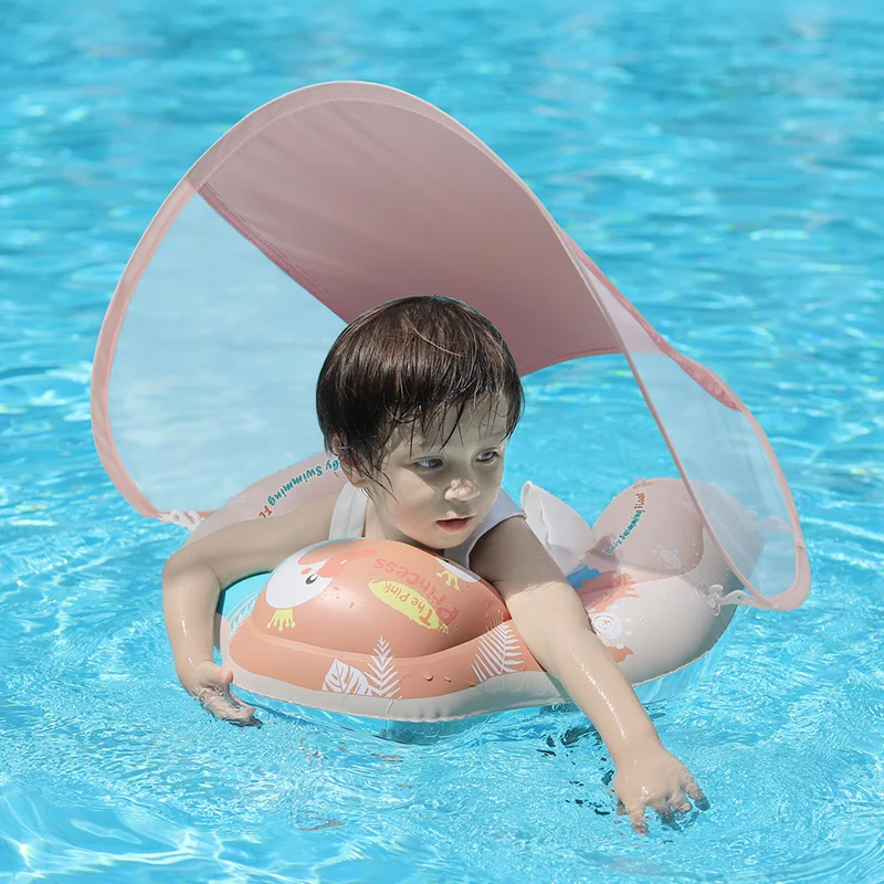 New Upgrades Baby Swimming Float Inflatable Infant Floating Kids Swim Ring - £20.49 GBP+