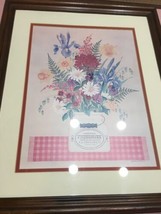 Homemade Preserves Packed In The Kitchen Flower Photo Wood Frame - £93.00 GBP