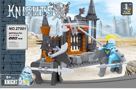 Knights Playset Medieval Castle Building Blocks Set Mini Figures by Ausini - £24.39 GBP