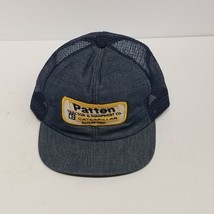 Patten Caterpillar CAT Tractor &amp; Equipment Co. Denim Mesh Trucker Snapba... - $24.70