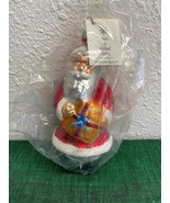 Christopher Radko A GIFTED SANTA Christmas Ornament 1994 (with wrap and ... - £47.80 GBP