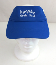 Apopka Girls Golf Embroidered Blue Adjustable Visor - $11.87