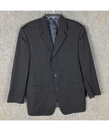 Calvin Klein Blazer Suit Men&#39;s 43R Striped 100% Wool 3 Buttons Adults - $456.77 MXN