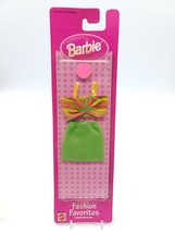 Barbie Doll Fashion Favorites 1998 NIP Green Neon Pink Top and Skirt 680... - $17.81