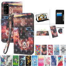 For Samsung Galaxy S20 FE 5G Patterned Flip Magnetic Leather Wallet Cover Case - £41.46 GBP