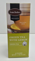 Farmer Brothers Premium Green Tea with Lemon, 2/25 ct boxes - $14.99